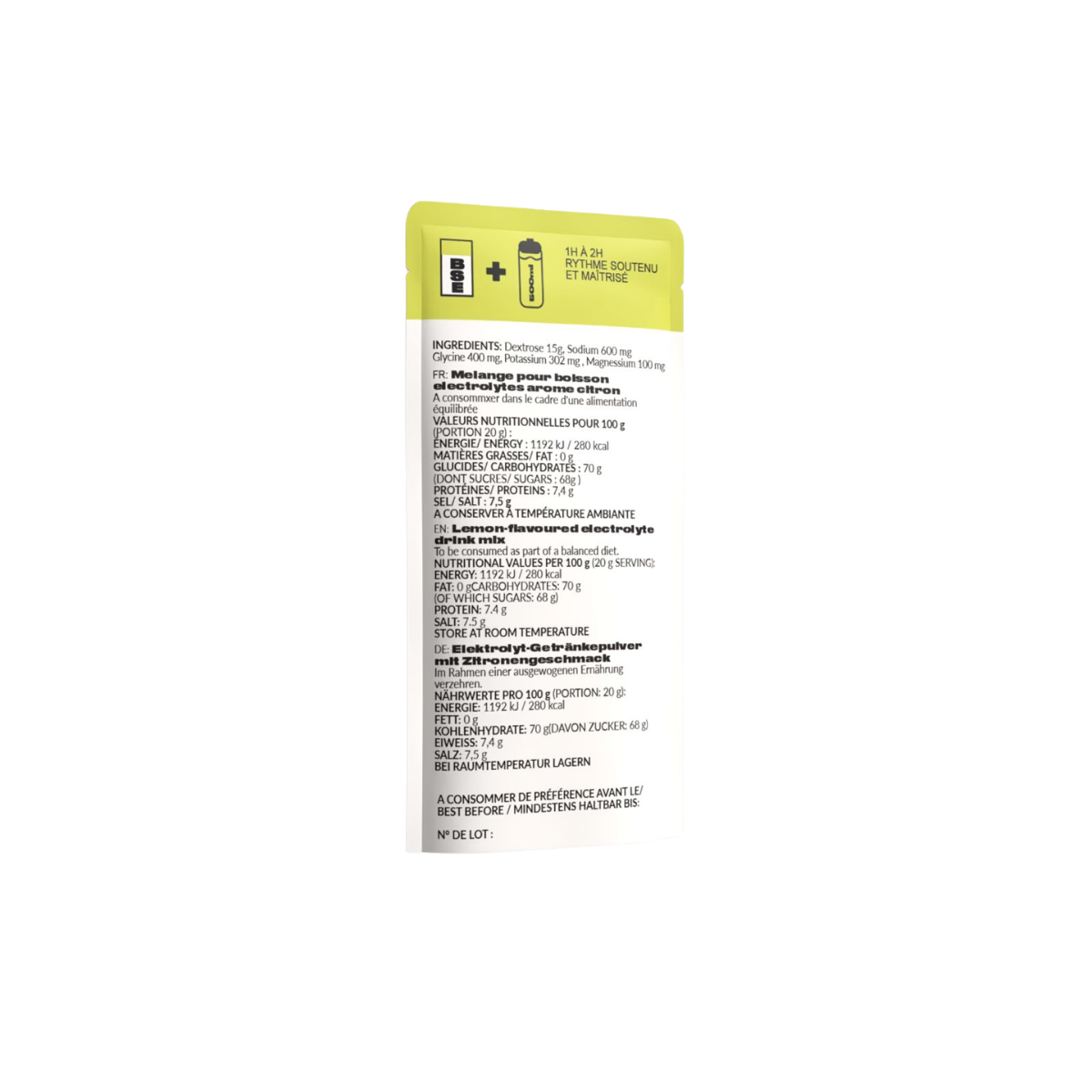 BOISSON D'EFFORT TEMPO CITRON