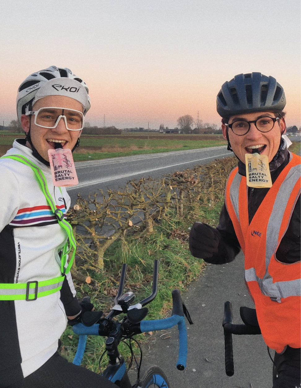 Puré energético de cacahuete y frambuesa — Energía salada brutal