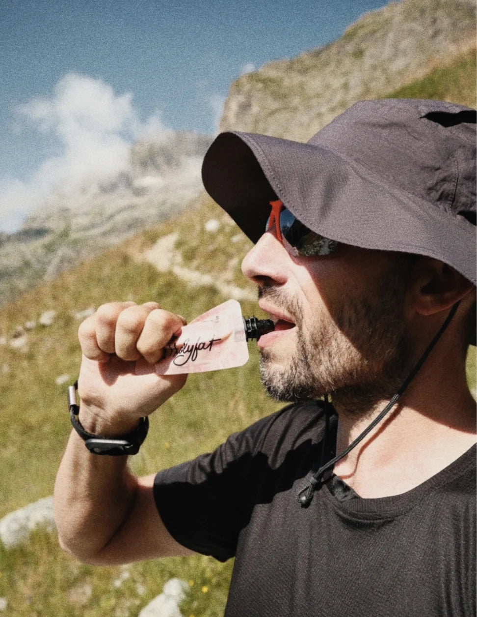 Puré energético de plátano y cacahuete — Energía salada brutal